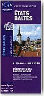 Carte IGN �tats Baltes. 1/750 000