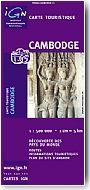 Carte IGN Cambodge. 1/500 000
